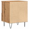vidaXL Bedside Cabinet Artisan Oak 40x35x50 cm Engineered Wood