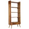 vidaXL Bookshelf Solid Acacia Wood 75x30x170 cm