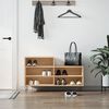 vidaXL Shoe Cabinet Sonoma Oak 102x36x60 cm Engineered Wood