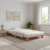 vidaXL Pallet Bed Frame without Mattress Brown 90x200cm Solid Wood