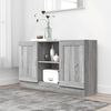 vidaXL Sideboard Grey Sonoma 120x30,5x70 cm Engineered Wood