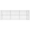 vidaXL Dog Kennel 3 pcs Silver 6 x 2 x 2 m Galvanised steel