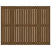 vidaXL Wall Headboard Honey Brown 140x3x110 cm Solid Wood Pine