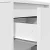 vidaXL Bedside Cabinets with LED Lights 2 pcs White 38x34x50 cm
