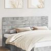 vidaXL Headboard Concrete Grey 200 cm Engineered wood