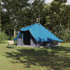 vidaXL Tipi Tent with Roof Blue 358 x 296 x 258 cm Taffeta