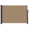 vidaXL Retractable Side Awning Taupe 140x600 cm