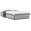 vidaXL Bed Frame without Mattress Grey Sonoma 100x200 cm