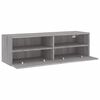 vidaXL TV Wall Cabinet Grey Sonoma 100x30x30 cm Engineered Wood