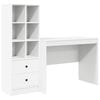 vidaXL Desk White 145.5 x 50 x 127 cm 2 pcs