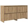 vidaXL Sideboards 2 pcs Artisan oak 70 x 41 x 75 cm Engineered Wood