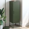 vidaXL Highboard Olive Green 36x39x123 cm Steel