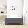 vidaXL Bed Mattress with Mattress Grey 120 x 200 cm Fabric