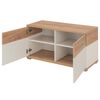 Germania Shoe Cabinet Topix 96x40x50.4 cm White and Oak