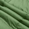 vidaXL Winter Duvet Quilted Green 200 x 200 cm Microfiber