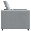 vidaXL Pull out Sofa Bed Single Light grey 90 x 165 x 87 cm Fabric