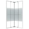 vidaXL Shower Cabin ESG 80x80x180 cm