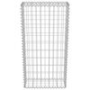 vidaXL Gabion Wall with Covers Galvanised Steel 50x20x100 cm