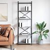 vidaXL Bookshelf Grey sonoma 60 x 30 x 190 cm Engineered Wood