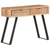 vidaXL Console Table 100x35x76 cm Solid Acacia Wood with Live Edges