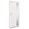vidaXL Front Door White 98x208 cm PVC