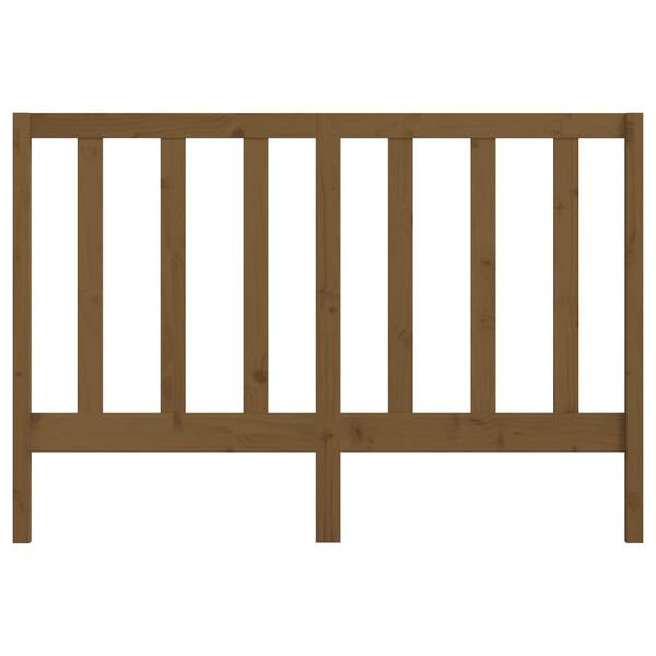 vidaXL Bed Headboard Honey Brown 146x4x100 cm Solid Wood Pine