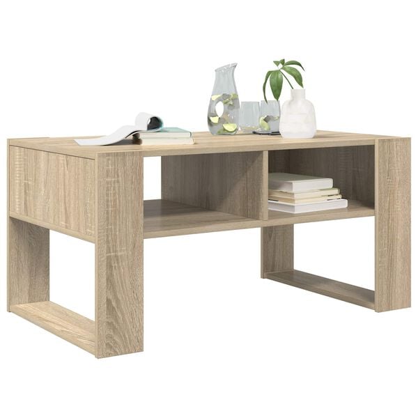vidaXL Coffee Table Sonoma Oak 92 x 53 x 45 cm Engineered Wood