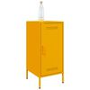 vidaXL Sideboards 2 pcs Mustard Yellow 36x39x79 cm Steel