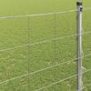 vidaXL Field Fence Silver 25 x 1.4 m Galvanised steel