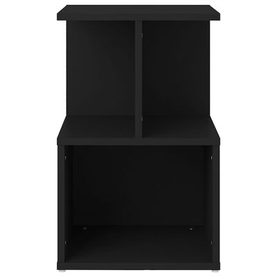 vidaXL Bedside Cabinets 2 pcs Black 35x35x55 cm Engineered Wood