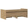 vidaXL Daybed with Headboard Artisan Oak 100 x 200 cm Engineered Wood