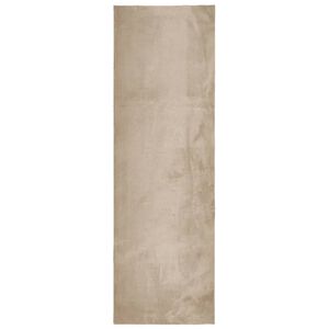 vidaXL Rug HUARTE Short Pile Soft and Washable Sand 80x250 cm