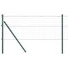 vidaXL Fence Post Other 52 pcs Green 3.2 x 3.2 x 80 cm Steel