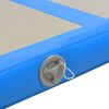 vidaXL Inflatable Gymnastics Mat with Pump 600x100x10 cm PVC Blue