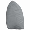 vidaXL Back Pillow Light Grey 45 x 20 x 35 cm Fabric