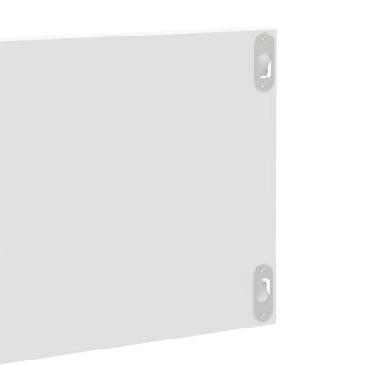 vidaXL Wall Shelf 4 pcs High Gloss White 80x11.5x18 cm Engineered Wood