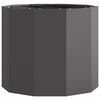 vidaXL Planter Black 60 x 60 x 50 cm Steel