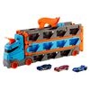 Hot Wheels Toy Track Builder and Car Set Speedway Hauler