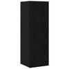 vidaXL TV Cabinet Set Wall-mounted 8 pcs Black Oak Engineered Wood