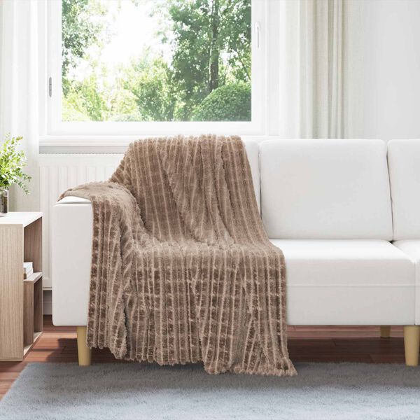 vidaXL Throw Blankets 6 pcs Camel 150 x 130 cm Fleece