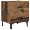 vidaXL Bed Cabinet 2 pcs Old Wood 40 x 35 x 47.5 cm Engineered Wood