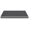 vidaXL Replacement Fabric for Awning Anthracite 4.5x3.5 m