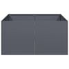 vidaXL Planter Anthracite 80x80x40 cm Cold-rolled Steel