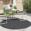 vidaXL Area Rugs Round Anthracite &Oslash; 120 CM