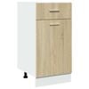 vidaXL 8 Piece Kitchen Cabinet Set Lyon Sonoma Oak Engineered Wood
