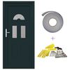 vidaXL Front Door 98 x 198 cm PVC Anthracite