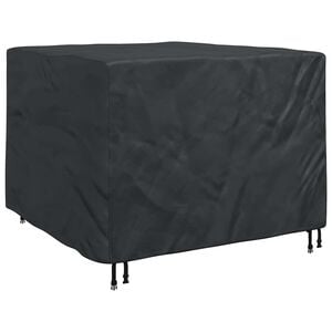vidaXL Furniture Cover Black 135 x 135 x 90 cm 600D Oxford Fabric