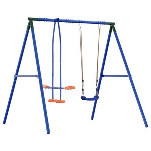 vidaXL Outdoor Swing Frame with Glider for up to 3 children