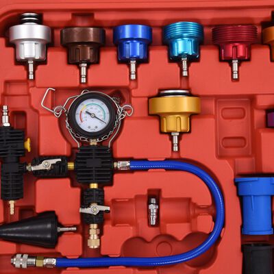 vidaXL 28 Piece Cooling System & Radiator Cap Pressure Tester