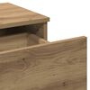 vidaXL Bedside Cabinet Artisan Oak 40x35x65 cm Engineered Wood
